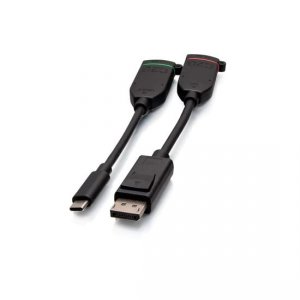 C2g C2G30053 6ft Premium Hdmi Dongle Ring Dp Usb-c