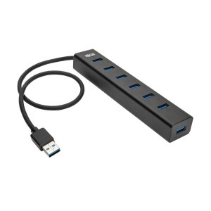 Tripp U360-007-AL-INT Usb-a Mini Hub 7-port Usb 3.2 Gen 1 Aluminum Wit