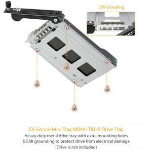 Icydock MB491SKL-B Icy Dock Tougharmor Ex Mb491skl-b - Storage Mobile 