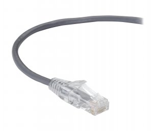 Black C6APC28-GY-05 Slim-net Cat6a 28-awg 500-mhz Stranded Ethernet Pa