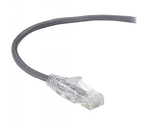 Black C6APC28-GY-05 500mhz Category 6a 28-awg Unshielded Ethernet Cabl