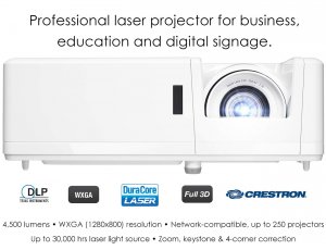 Optoma ZW403 4500l Wxga Laser Light Source