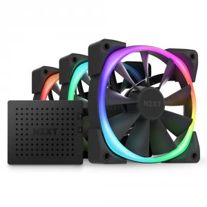 Nzxt HF-2812C-TB Fan Hf-2812c-tb Aer Rgb 2 120mm Triple Starter Black 