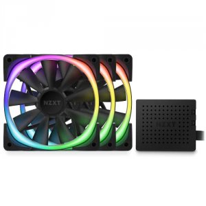 Nzxt HF-2812C-TB Fan Hf-2812c-tb Aer Rgb 2 120mm Triple Starter Black 