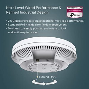 Tplink EAP670 Ax5400 Ceiling Mount Dual Band Wifi Ap