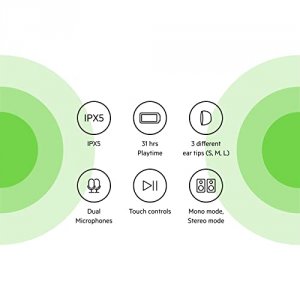 Belkin AUC004BTBL Soundform Rise True Wl Earbuds