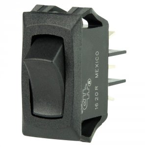 Bep 1001706 Bep Curved Spdt Mini Rocker Switch - 12v - Onon