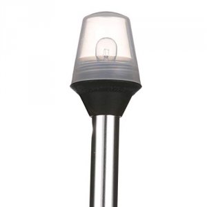 Attwood 5110-24-7 Attwood Frosted Globe All-around Pole Light W2-pin L