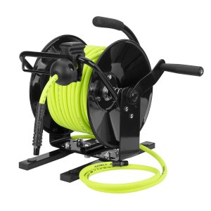 Flexzilla L8654FZ Â Manual Air Hose Reel Open Face Portable 14 X 10