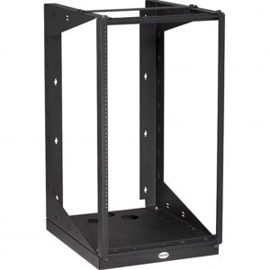 Black RM051A-R3 19u Wallmount Rack 12-24 Tapped Rail Holes 100 Lb.capa