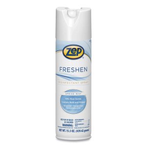 Zep 1050017 Disinfectant,spray,clr