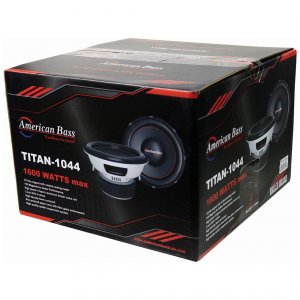 American TITAN1044 Titan 10 Woofer Dual 4 Ohm