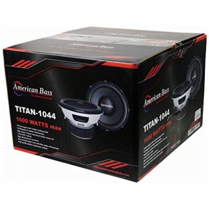 American TITAN1044 Titan 10 Woofer Dual 4 Ohm