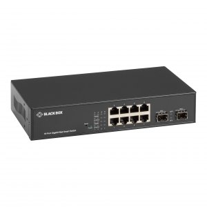 Black LGB710A Gigabit Web Smart Switch 10 Port Us Intl Not Japan