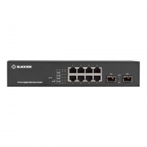 Black LGB710A Gigabit Web Smart Switch 10 Port Us Intl Not Japan