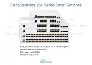 Cisco CBS250-8FP-E-2G-NA Spare Cbs250 Smart 8port Ge