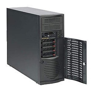 Supermicro CSE-733TQ-668B Case Cse-733tq-668b Mid-tower 4x3.5 Inch Sas