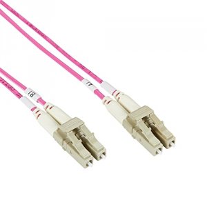 Black FOM4-003M-LCLC Black Box Fiber Optic Duplex Patch Network Cable 