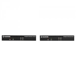 Black KVXLCDP-100 Kvm Extender Catx - 4k Sh Dp