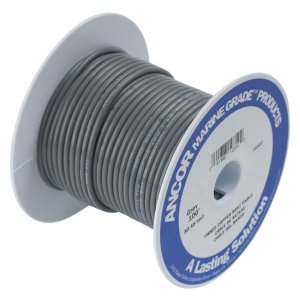 Ancor 184403 Grey 14 Awg Tinned Copper Wire - 18'