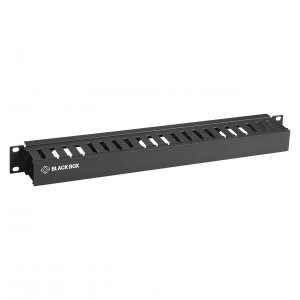 Black RMT100A-R4 Rackmount Cable Raceway 1u Single Sided - Horizontal