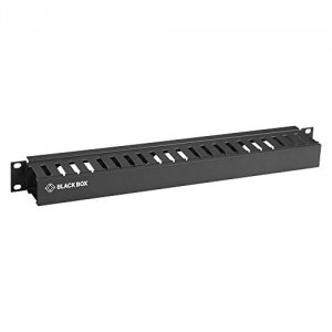 Black RMT100A-R4 Rackmount Cable Raceway 1u Single Sided - Horizontal