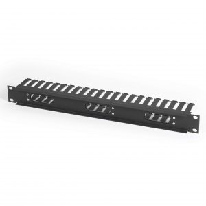 Black RMT100A-R4 Rackmount Cable Raceway 1u Single Sided - Horizontal