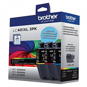 Original Brother LC401XL3PKS High Yield Inkjet Ink Cartridge - Cmy - 3