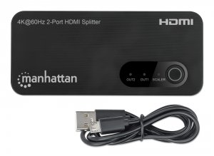 Intellinet 207614 4k@60hz 2-port Hdmi Splitter