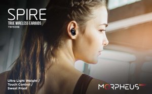 Morpheus TW1500B Spire True Wireless Earbuds Blk