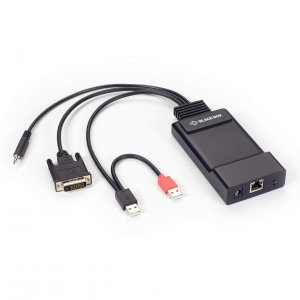 Black EMD200DV-T 12-inch Usb Type A Female Adapter With Audio And Vide