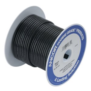 Ancor 102099 Black 16 Awg Tinned Copper Wire - 1,000'