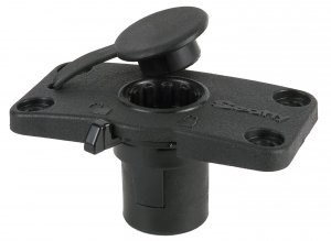 Scotty 244L-BK Scotty 244 Locking Flush Deck Mount Wrain Cap