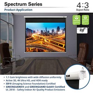 Elitescreens ELECTRIC84V 84 Electric Screen White Top