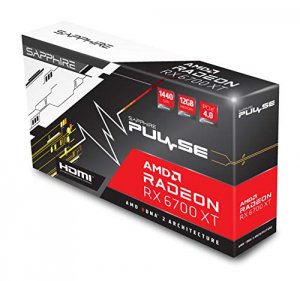 Sapphire 11306-02-20G Vcx 11306-02-20g Pulse Amd Radeon Rx 6700 Xt Gam