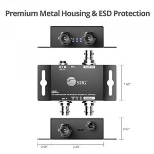 Siig CE-SD0F11-S1 1x2 12g Sdi Distribution Amplifier - 180m