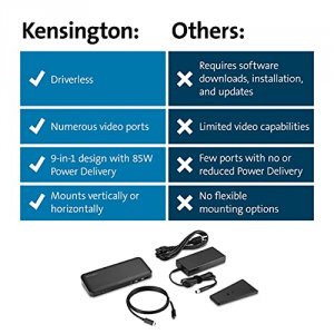 Kensington K33806NA Sd4840p Usb-c 10gbps Triplevdeo