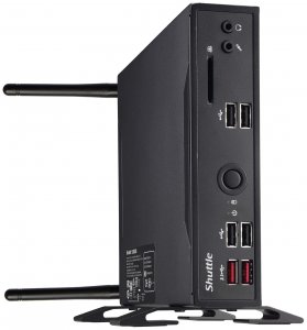 Shuttle DS10U3 Sy  Xpc Slim Ci3-8145u No Ram No Hdd Ssd No Os Fanless 