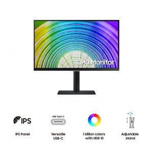 Samsung S24A600UCN , 24inch Ips Panel, Qhd 2560x1440, Hdr10, 75hz, Ful