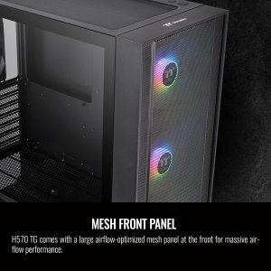 Thermaltake CA-1T9-00M1WN-00 H570 Tg Black Computer Case