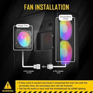 Antec NX410 Cs  Mid Tower Tempered Glass 2x140mm Argb Fan Black Retail