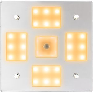 Seadog 401840-3 Sea-dog Square Led Mirror Light Wonoff Dimmer - White 