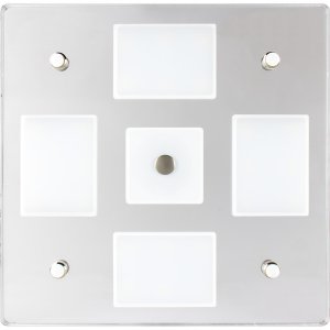 Seadog 401840-3 Sea-dog Square Led Mirror Light Wonoff Dimmer - White 