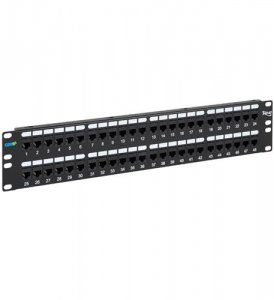 Cablesys ICC-ICMPP48CPA Patch Panel-cat6a- Feed-thru 48-p-2rms