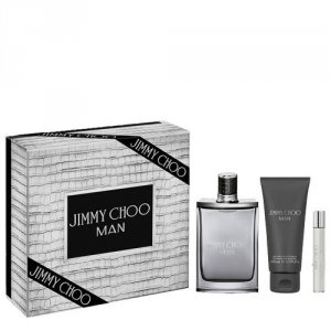 Inter JCCH005C64 Jimmy Choo Man 3 Pcs Set: 3.3 Eau De Toilette Spray +