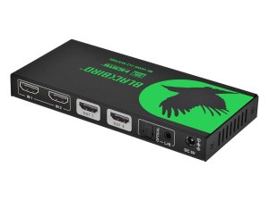 Monoprice 44438 Blackbird 2x2 Hdmi Matrix With Audio Extraction_ Hdmi 