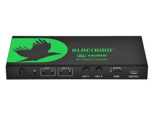 Monoprice 44438 Blackbird 2x2 Hdmi Matrix With Audio Extraction_ Hdmi 