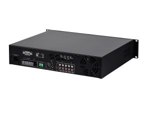 Monoprice 18805 Commercial Audio 240w 5ch 10070v Mixer Amp With Microp