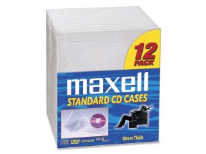 Maxell 190069OD Cd-dvd Jewel Cases Cd-360 - Jewel Case - Book Fold - P