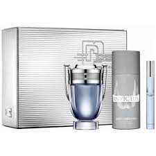 Puig PACO65156893 Paco Rabanne Invictus 3 Pcs Set For Men: 1.7 Eau De 